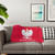 Polish Flag Sherpa Blanket with Polish Eagle Design
