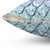 Unicorn mermaid scales glam decorative pillow