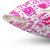 Cute geometric pink throw pillow