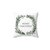 Christmas Wreath Pillow with Festive Design