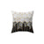 Charcoal Hexagons Decorative Pillow