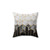 Charcoal Hexagons Decorative Pillow