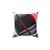 Decorative Red and White Patterned Pillow