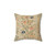 Uzbekistan Suzani Nim Embroidery Print Throw Pillow