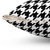 Dogtooth and Houndstooth Patterned Throw Pillow