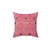 Pink Oriental Traditional Handmade Moroccan Style Pillow