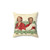Merry White Christmas Pillow inspired by the classic film Sisters