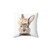 Floral Bunny Nursery Pillow