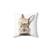 Floral Bunny Nursery Pillow