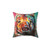 Colorful Wombat Pillow - Vibrant Australian Animal Design