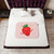 Cozy strawberry sherpa blanket