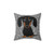 Cute Dachshund Dog Cartoon Pillow