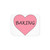 Cute Baking Pink Heart Sherpa Blanket