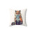Fox Watercolor Pillow