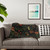 Midnight Floral Sherpa Blanket