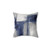 Classic Blue Abstract Pillow