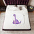 Cute Purple Dinosaur Sherpa Blanket