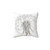Dandelion Floral Pillow with White Background