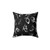 Silver Runes Decorative Pillow