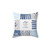 Patchwork Pillow with Lake House Motifs