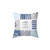 Patchwork Pillow with Lake House Motifs