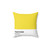 Buttercup Yellow Pantone Decorative Pillow