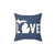 Michigan Love All-White Pillow