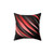 Decorative Red and Black Pillow