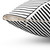 Black and white geometric lines decorative pillow