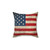 Vintage Distressed American Flag Pillow