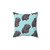 Cute Hippo Swimming Digital Painting Pillow