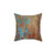 Grunge Patina Texture Pillow for Vintage Decor