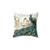 Vintage Peacock Jewels Decorative Throw Pillow