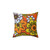 Retro Mid-Century Floral Pillow