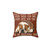 English Bulldog Themed Decorative Pillow