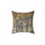 Elegant modern gold foil throw pillow
