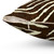 Zebra print throw pillow for winter home decor