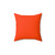 Orange Red Solid Color Pillow