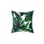 Tropical Monstera Watercolor Painting Pillow