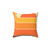Retro Geometric Sun Design 656 Pillow