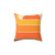Retro Geometric Sun Design 656 Pillow