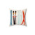 Colorful Retro Ski Illustration Decorative Pillow