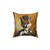 Vintage Fox Teatime Decorative Pillow