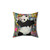 Panda with Guns Banksy Inspired Pop Art Pillow