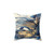 Royal Blue and Gold Decorative Pillow