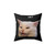 Funny cat meme pillow featuring Smudge the table cat