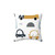 Colorful kids car and truck pillow