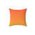 Modern Ombre Yellow Orange Throw Pillow