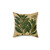 Botanical Print Pillow on Vintage Book Page