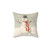 Festive Snowman Decorative Pillow